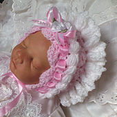 Ravelry: Frilly Crochet Bonnet Pattern For Baby Girls ...