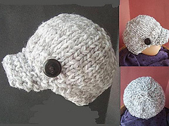 Ravelry: KNITTED NEWSBOY HAT, newborn to adult pattern by Emi Harrington
