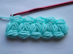 Ravelry: Jasmine Stitch No. 3- 6 petals with puffs in rows pattern by ...