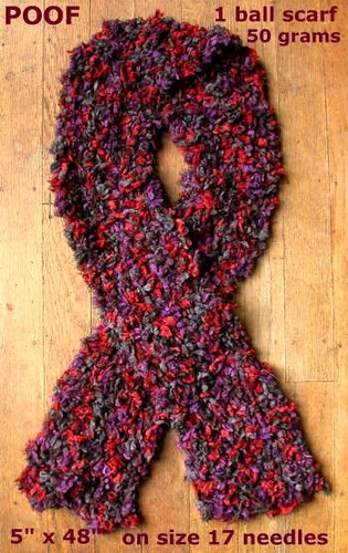 Ravelry: Poof Very Easy Scarf pattern by Crystal Palace Yarns