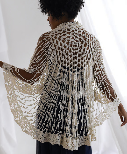 Orchid Circular Shawl - crochet pattern