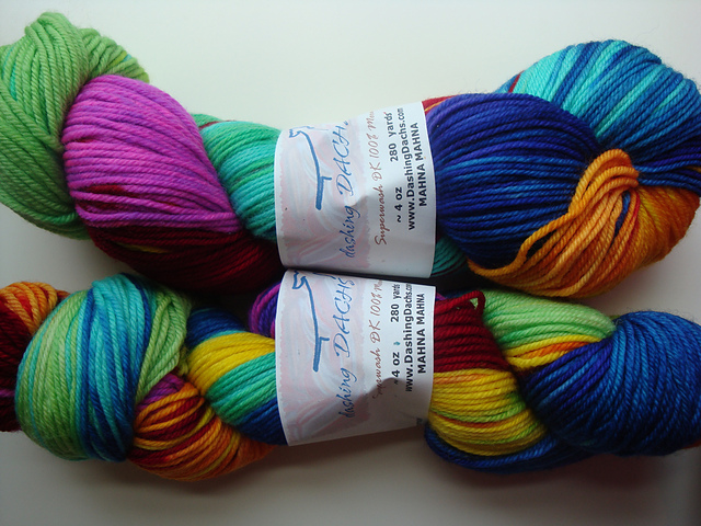 Dashing Dachs "Mahna Mahna" on Superwash Merino DK Dashing Dachs "Mahna Mahna" on Superwash Merino DK