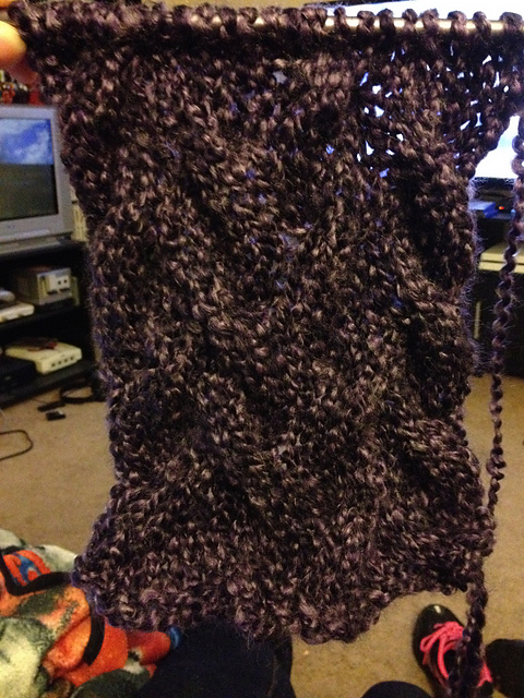 4 repeats of head wrap