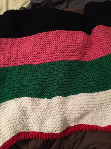 [FO] Might Morphin' Power Rangers Blanket : r/knitting